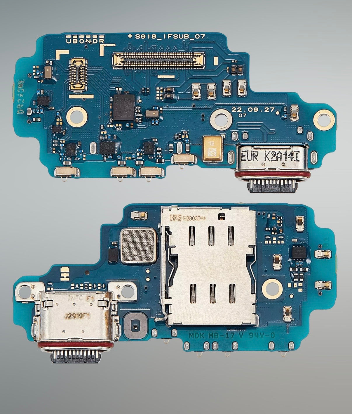 Tablilla de carga con lector sim Samsung S23 Ultra versión internacional
