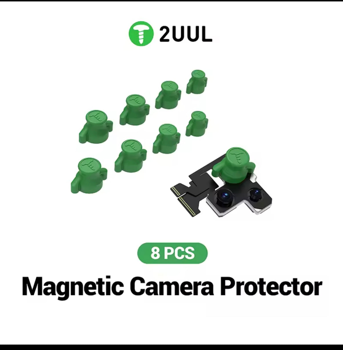 Protectores para cámaras con imán - 8 piezas