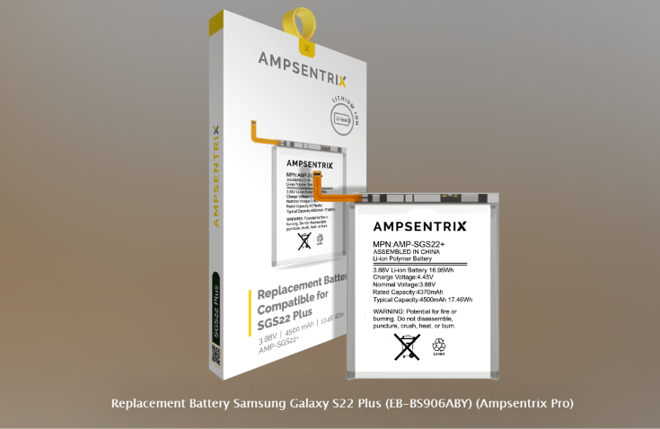 Bateria PREMIUM para Samsung S22 Plus AMPSENTRIX PRO