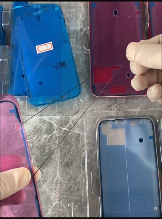 Sello antipolvo para TAPA TRASERA iphone. desde 14 al 17 pro max. Premium