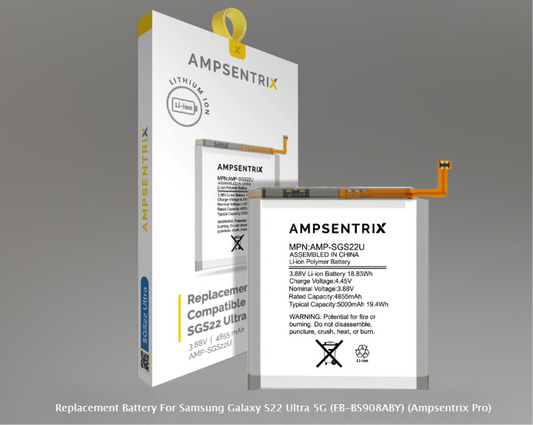 Bateria PREMIUM para Samsung S22 Ultra AMPSENTRIX PRO
